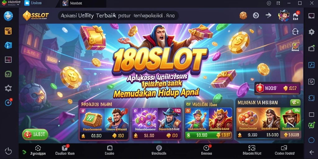 Tangkapan layar 180SLOT menampilkan antarmuka pengguna yang intuitif.