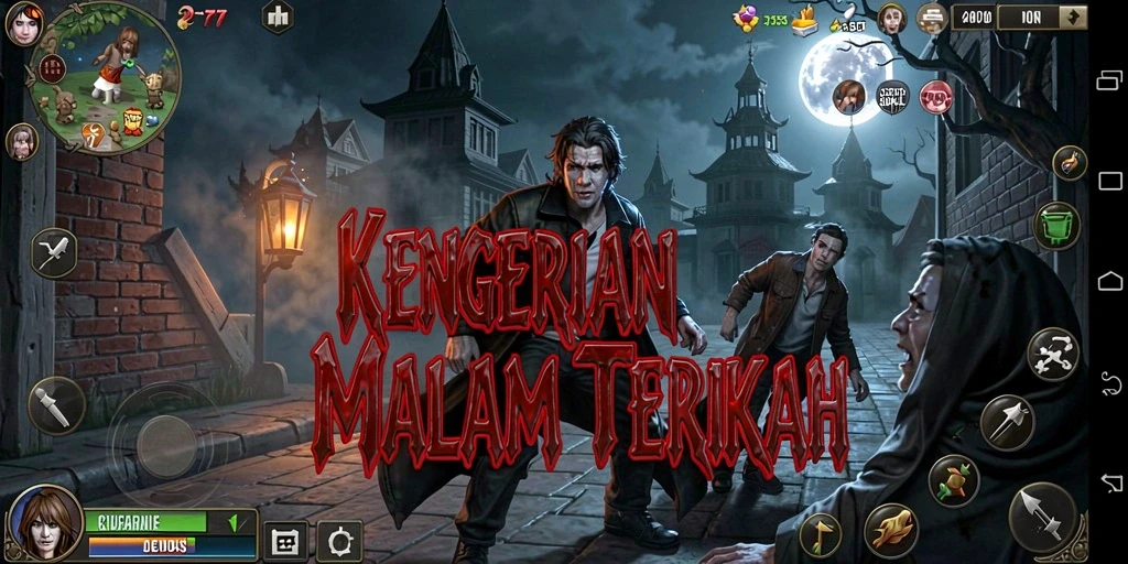 Gameplay menegangkan di dalam kegelapan yang mencekam.