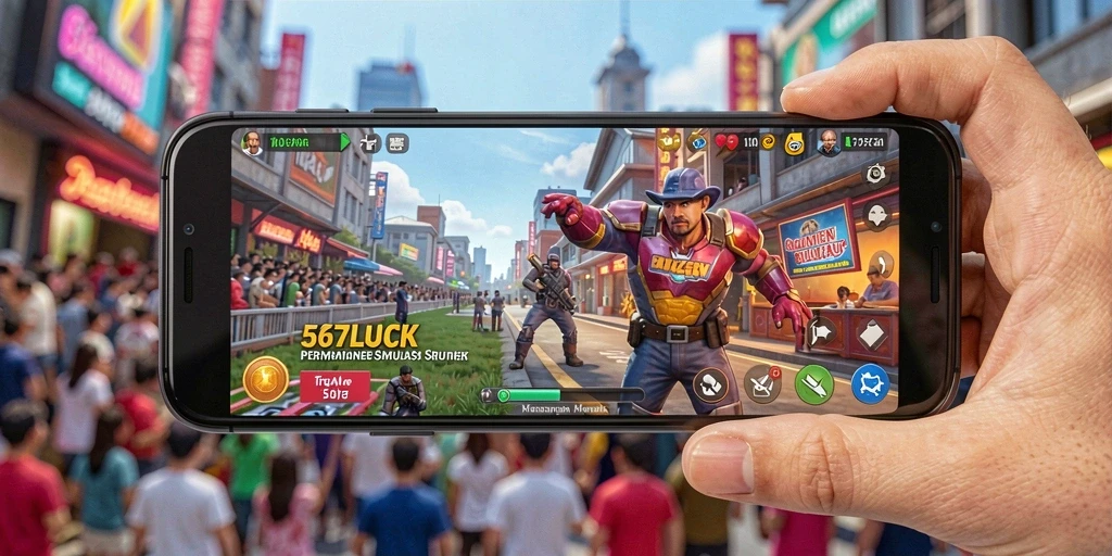 Tampilan gameplay <strong>567LUCK</strong> yang menarik dan imersif dalam dunia simulasi.