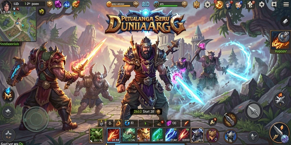 Gameplay ARPG seru dengan grafis menakjubkan di 8ID.