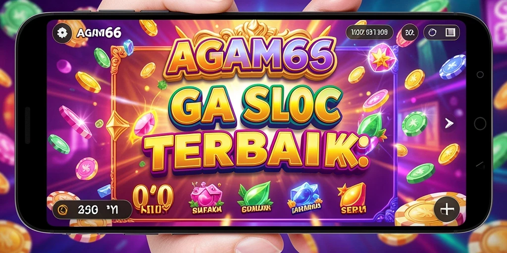 Tampilan menarik dari gameplay AGAM66 dengan berbagai tema slot.