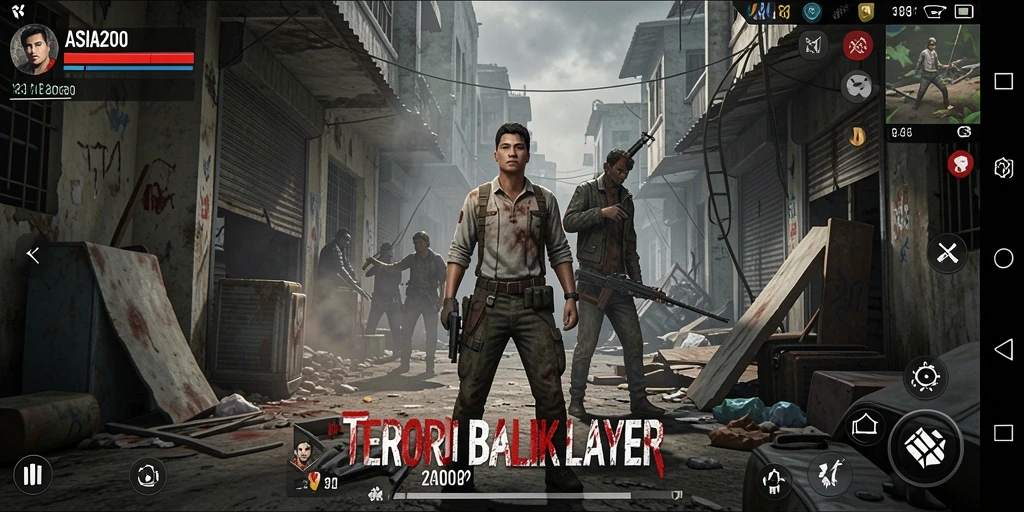 Screenshot ASIA200 menampilkan adegan gameplay yang mencekam dan menegangkan.