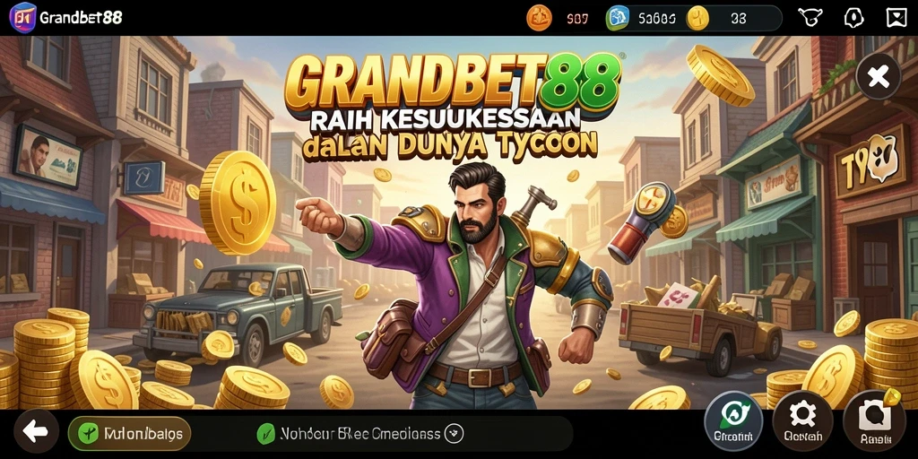 Screenshot gameplay Tycoon yang menarik dan kompetitif.
