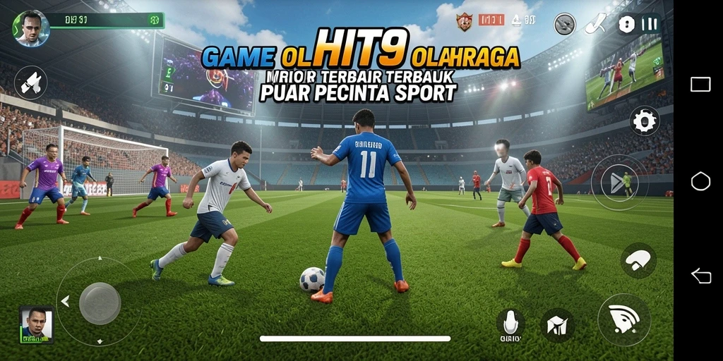 Tampilan gameplay seru dengan aksi olahraga yang mendebarkan.