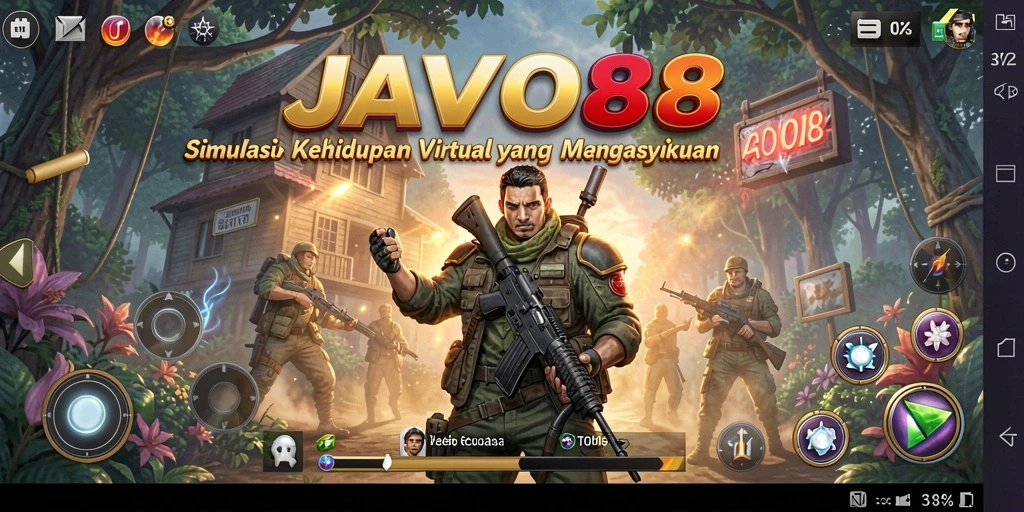 Tampilan gameplay JAVO88 yang dinamis dan interaktif.
