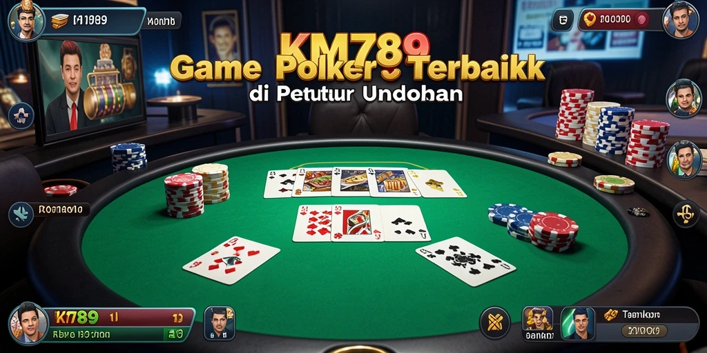 Tampilan gameplay menarik dari aplikasi poker KM789.
