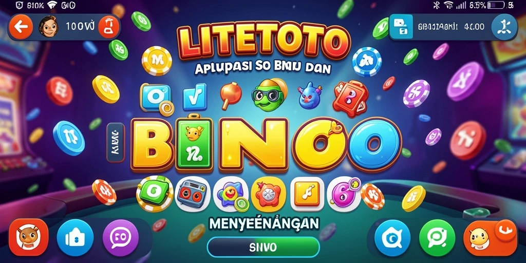 Tampilan gameplay seru dalam permainan Bingo LITETOTO.