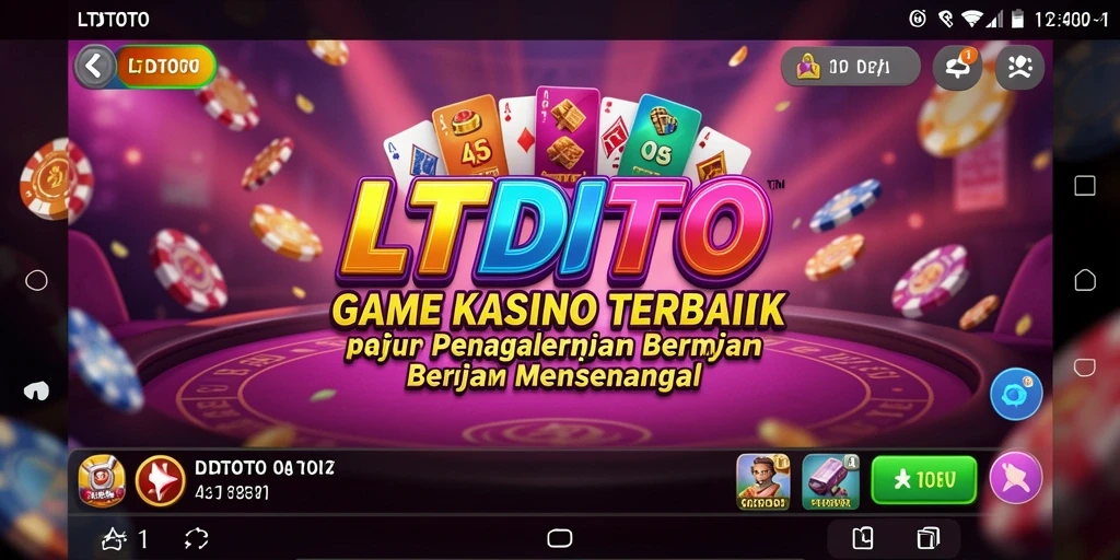 Tampilan mendebarkan dari gameplay Kasino di LTDTOTO.