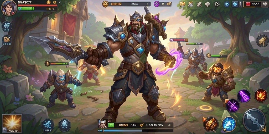 Tampilan gameplay NGASO77 yang mendebarkan dalam dunia ARPG.