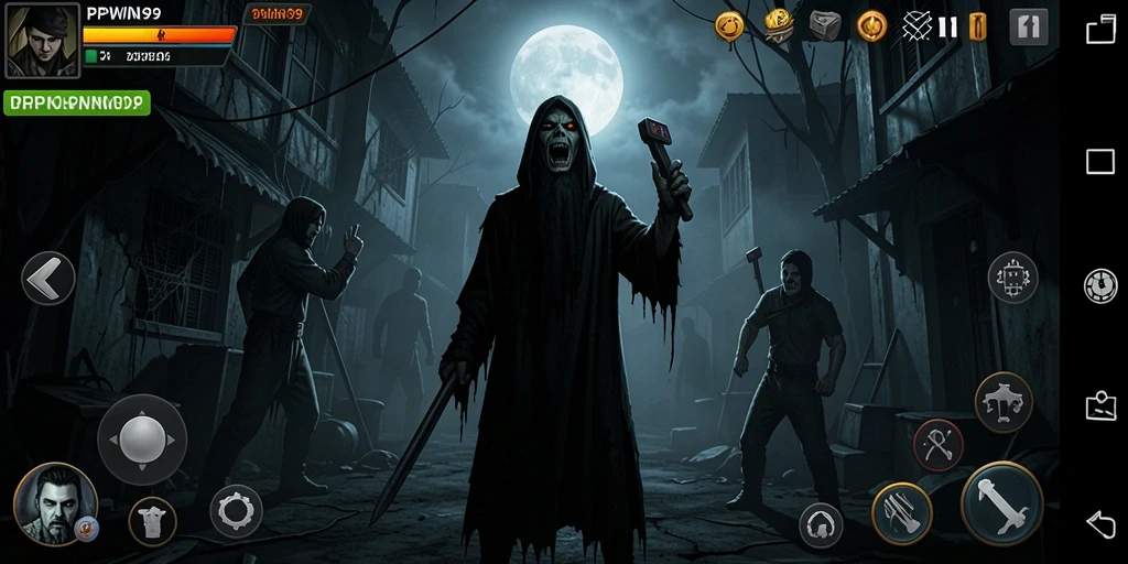 Menampilkan gameplay menyeramkan dengan atmosfer mencekam.