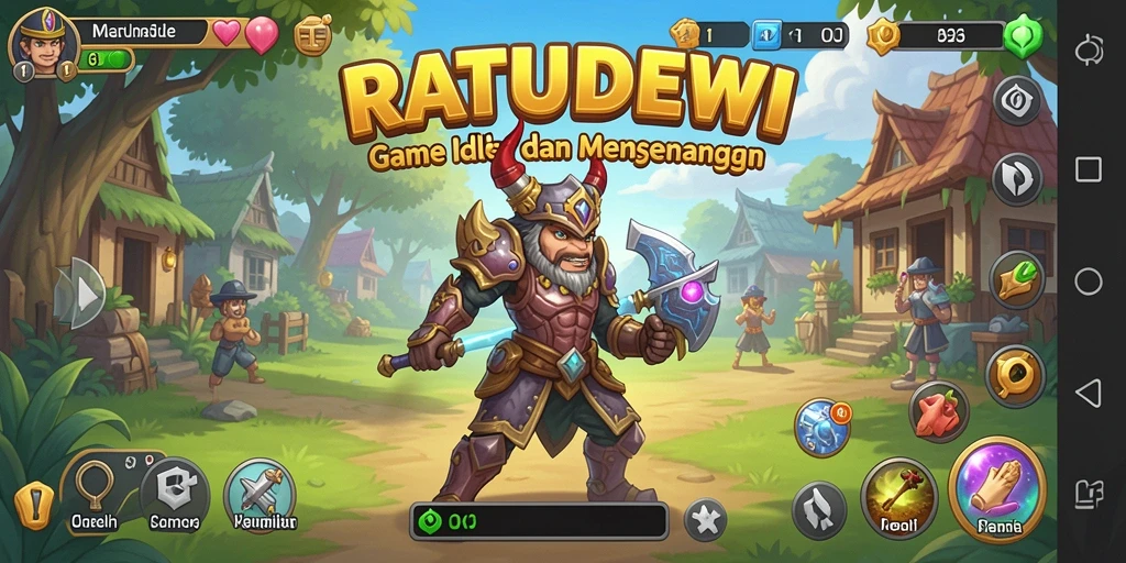Tampilan gameplay <strong>RATUDEWI</strong> yang menyenangkan dan menawan.