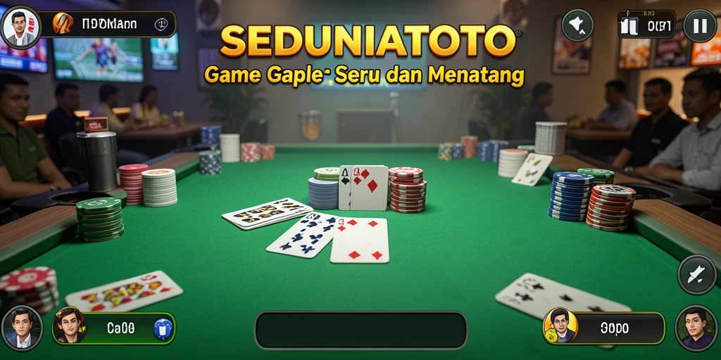 Tampilan gameplay SEDUNIATOTO yang menarik dan interaktif.