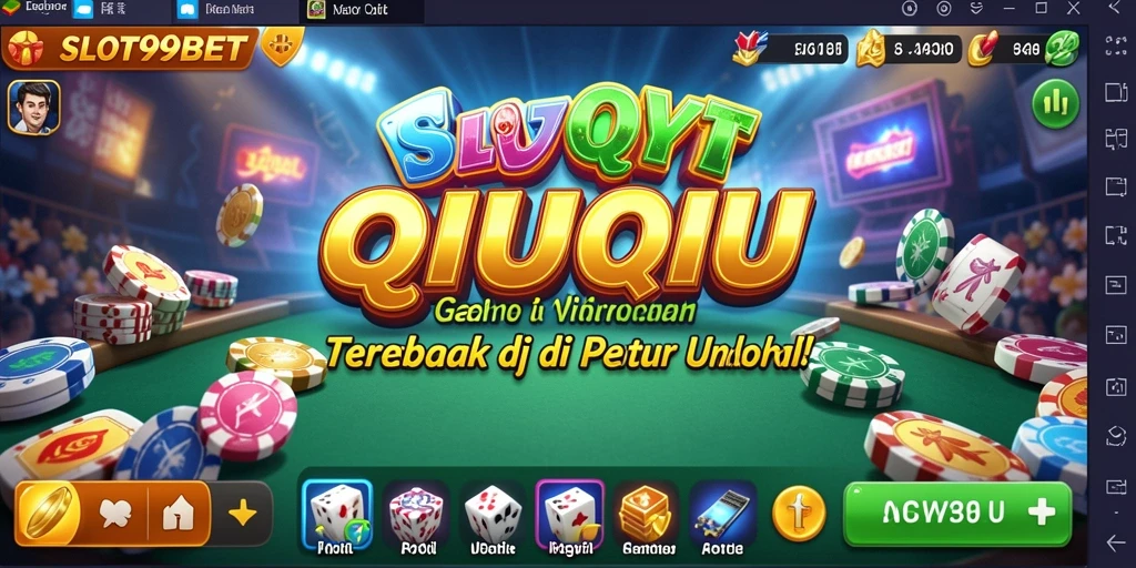 Menampilkan gameplay mendebarkan dari permainan QiuQiu.