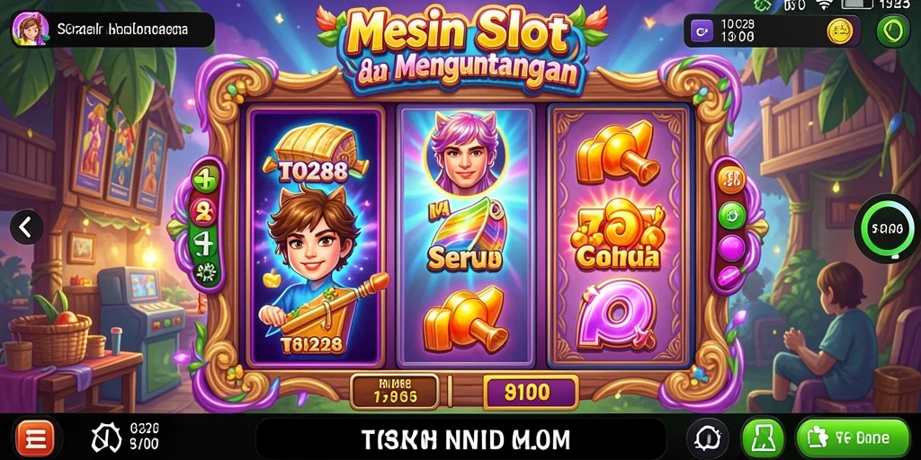 Tampilan gameplay TO288 dengan mesin slot yang menarik.